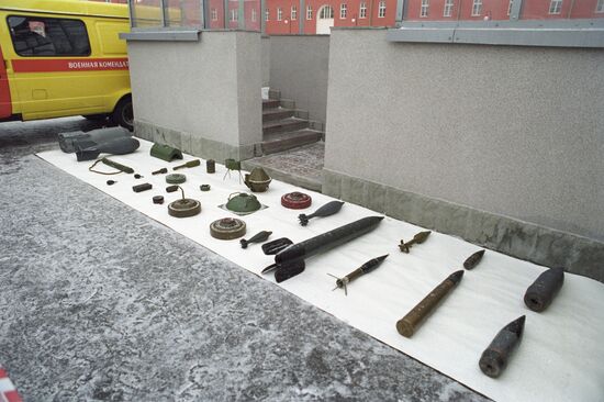 Destroying ammunition