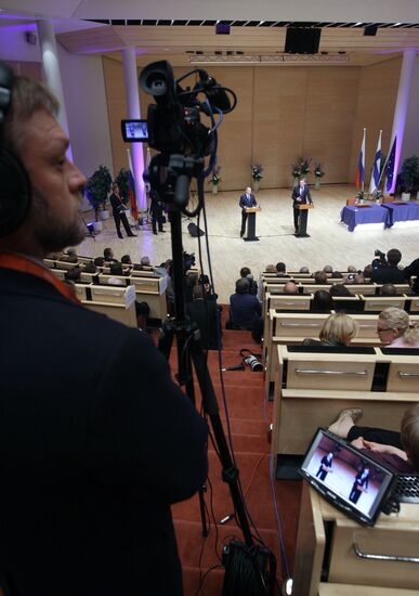 Vladimir Putin on working visit to Republic of Finland
