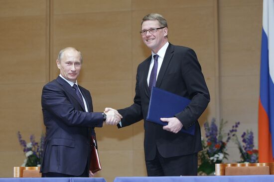 Vladimir Putin on working visit to Republic of Finland