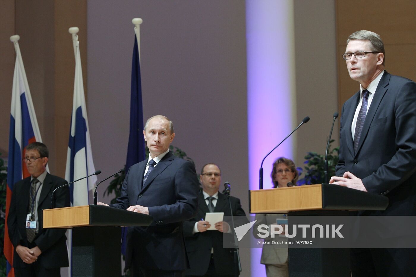 Vladimir Putin on working visit to Republic of Finland