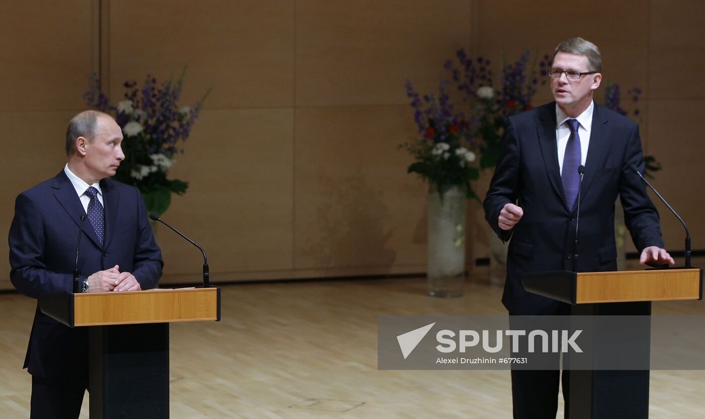 Vladimir Putin on working visit to Republic of Finland