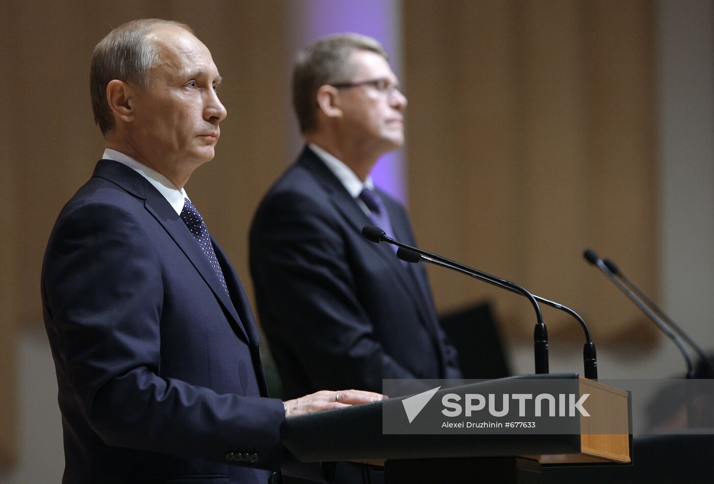 Vladimir Putin on working visit to Republic of Finland