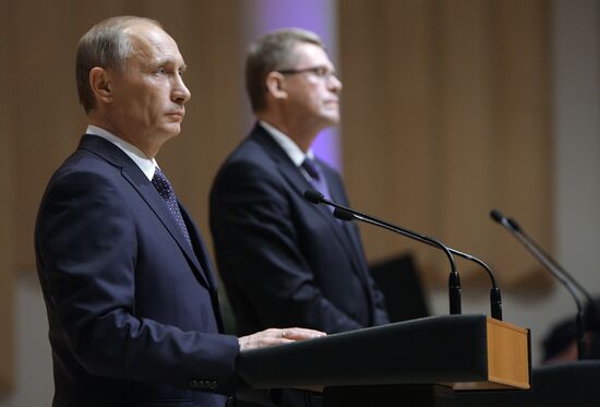 Vladimir Putin on working visit to Republic of Finland