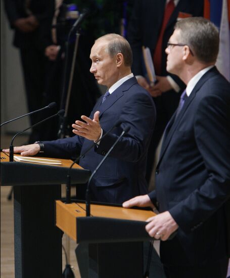 Vladimir Putin on working visit to Republic of Finland