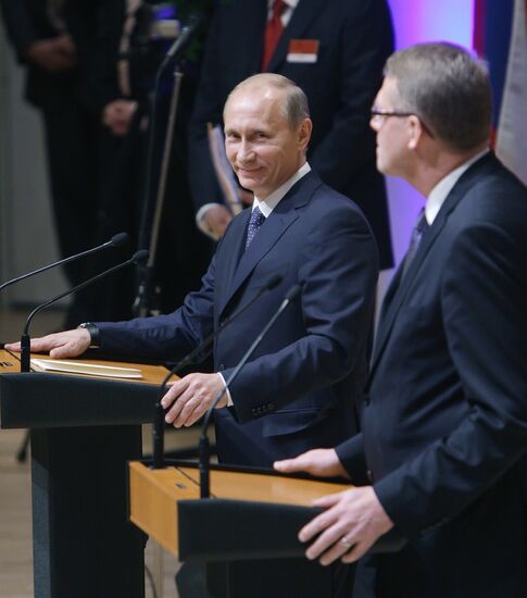 Vladimir Putin on working visit to Republic of Finland