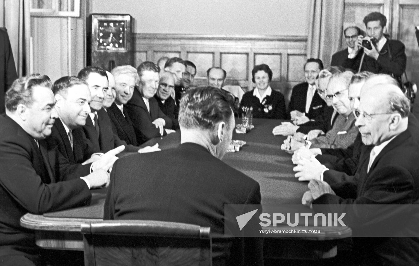 Walter Ulbricht's visit to USSR
