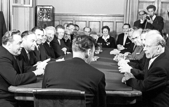 Walter Ulbricht's visit to USSR