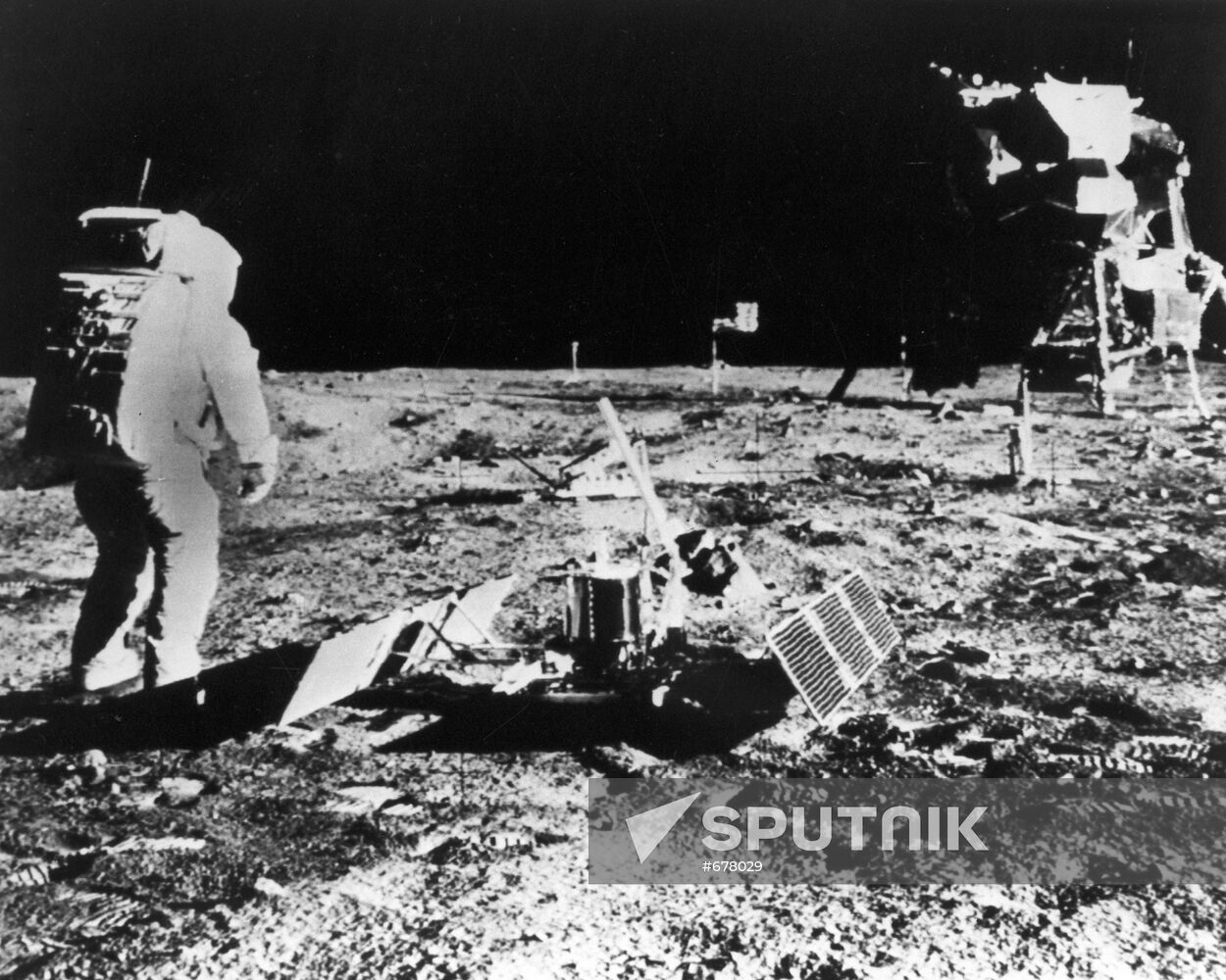 Edwin Aldrin on the Moon