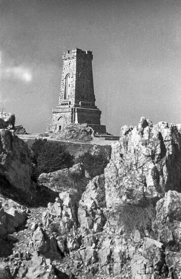 Freedom monument on Shipka pass