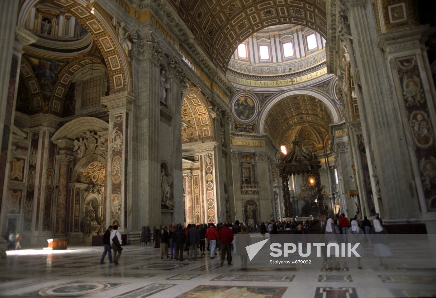 Inside St. Peter's cathedral