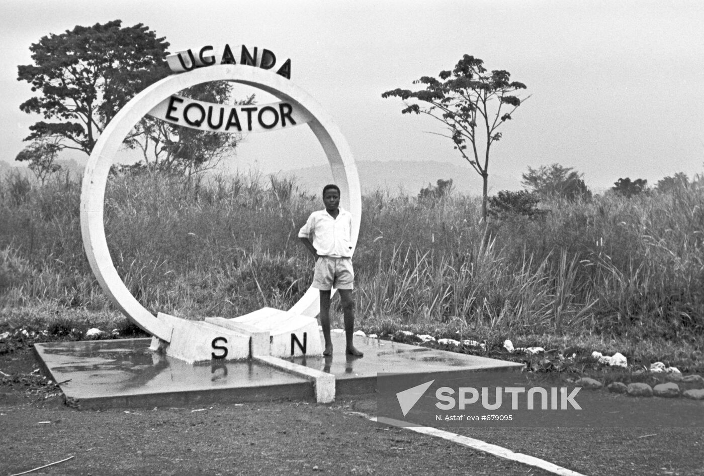 Equator line some tens miles away from Kampala