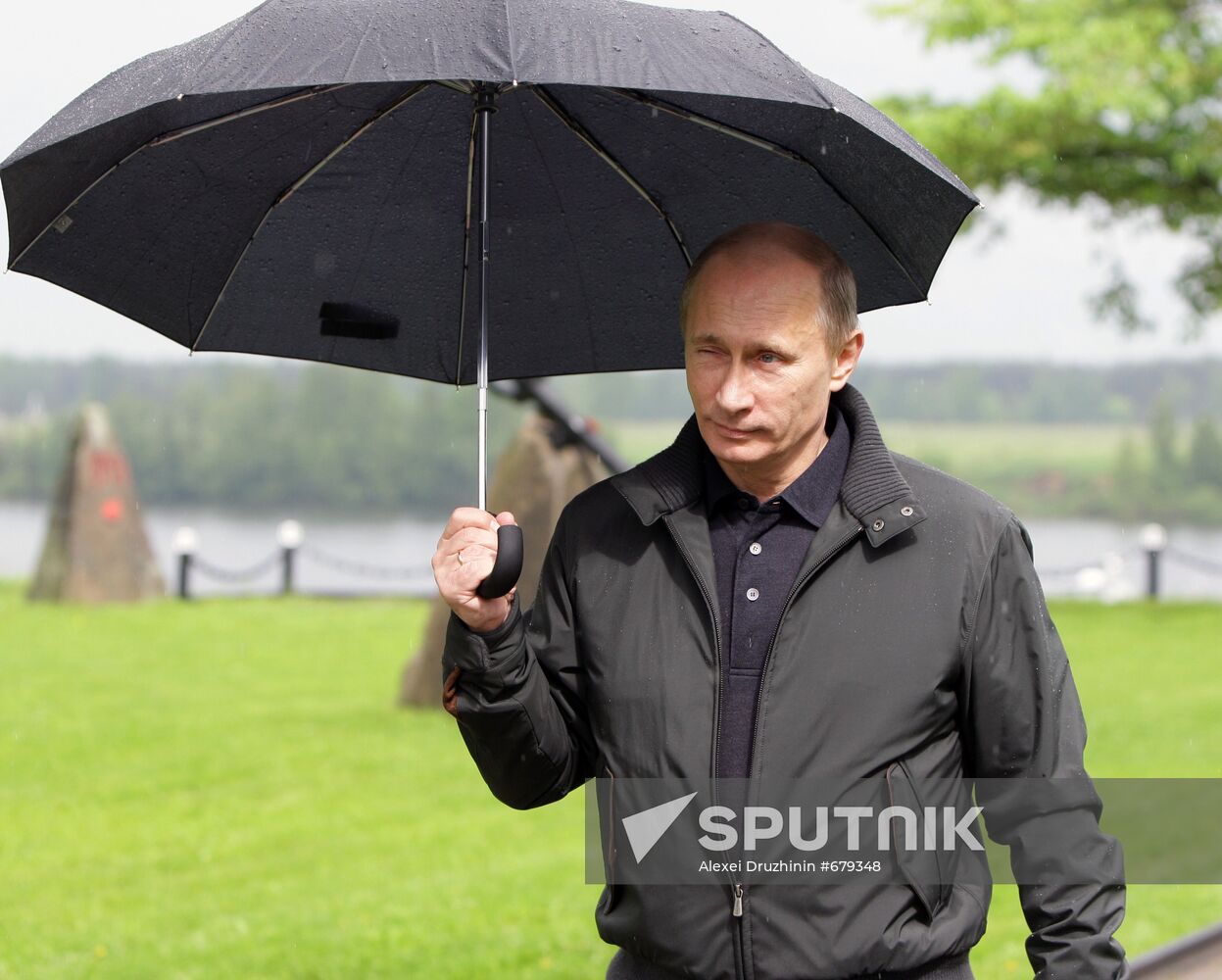 Vladimir Putin in Nevskaya Dubrovka
