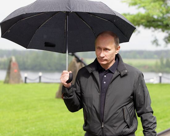 Vladimir Putin in Nevskaya Dubrovka