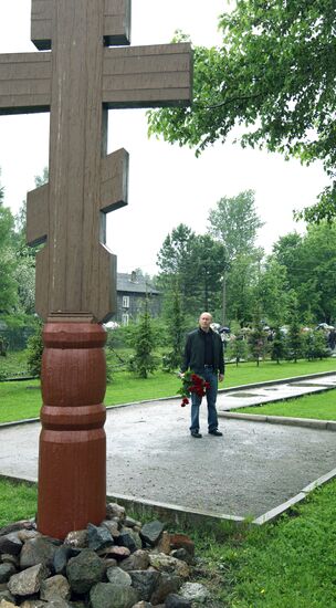 Vladimir Putin in Nevskaya Dubrovka