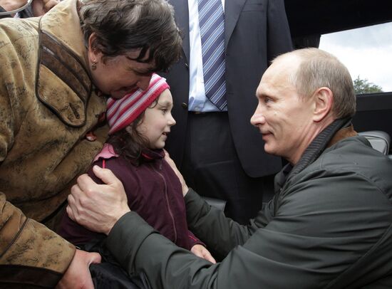 Vladimir Putin in Nevskaya Dubrovka