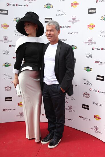 Oleg Gazmanov with wife Marina