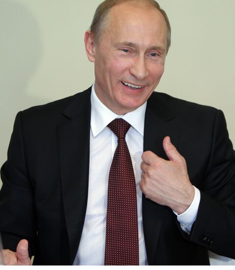 Vladimir Putin meets "Little Prince" event organizers