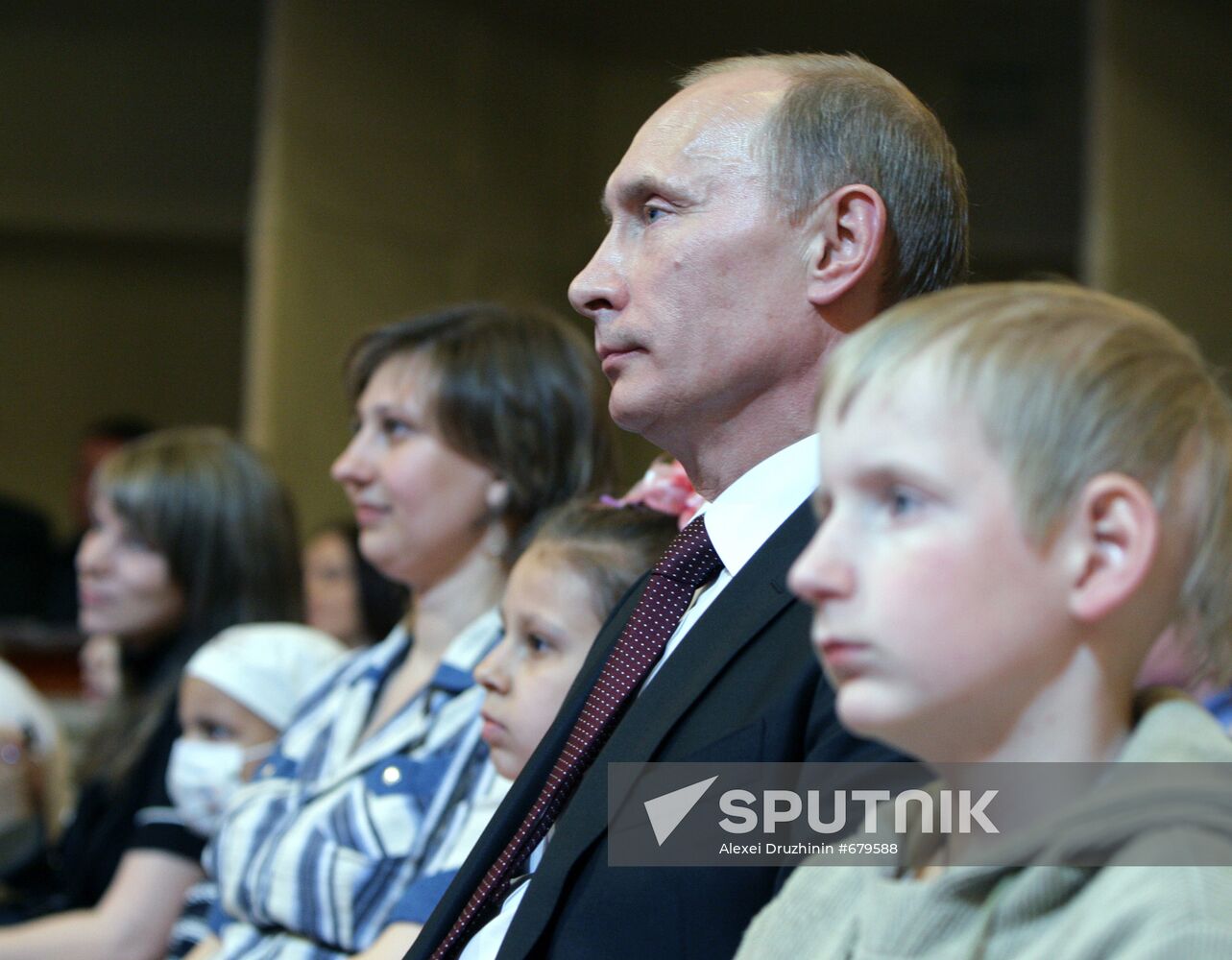 Vladimir Putin at "Little Prince" charity event
