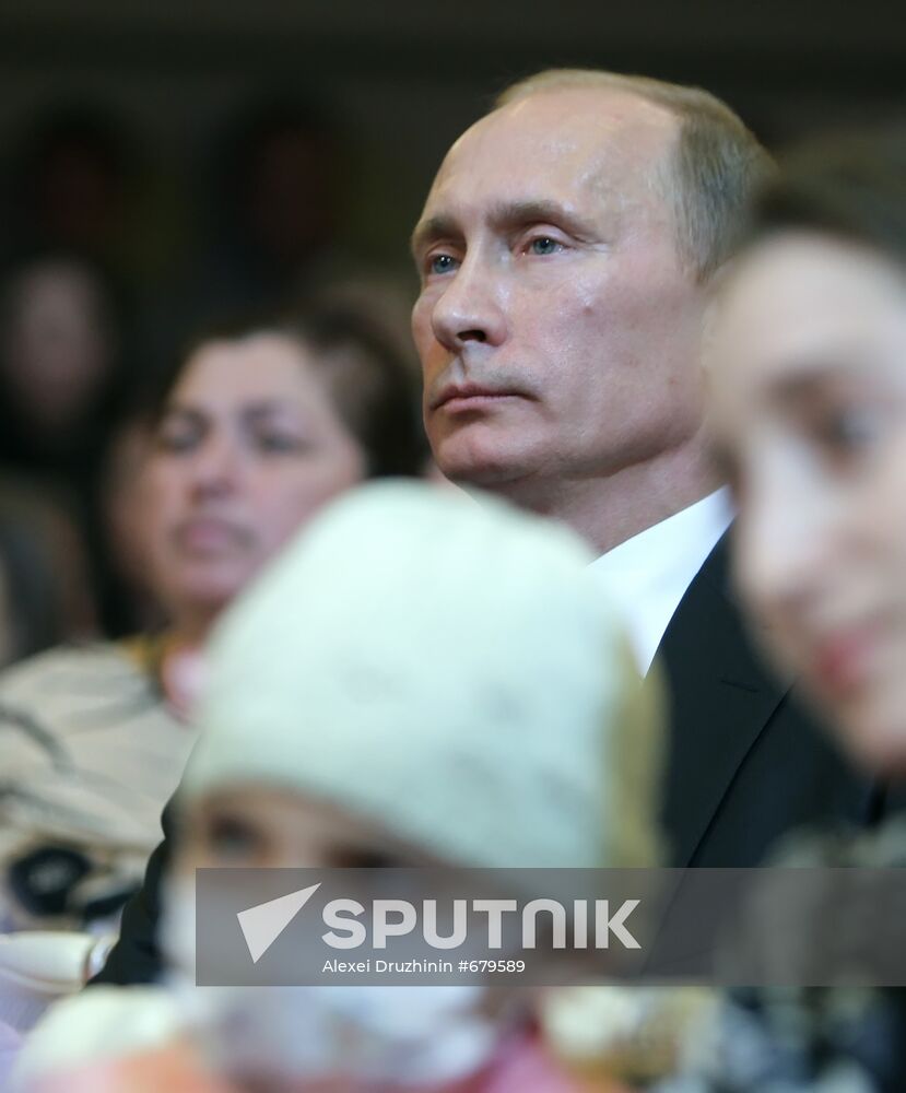 Vladimir Putin at "Little Prince" charity event