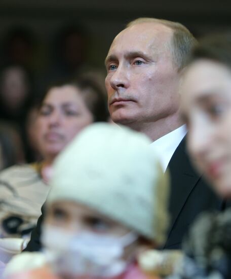 Vladimir Putin at "Little Prince" charity event