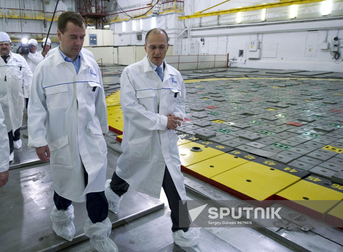 President Medvedev attends Leningrad Nuclear Power Plant