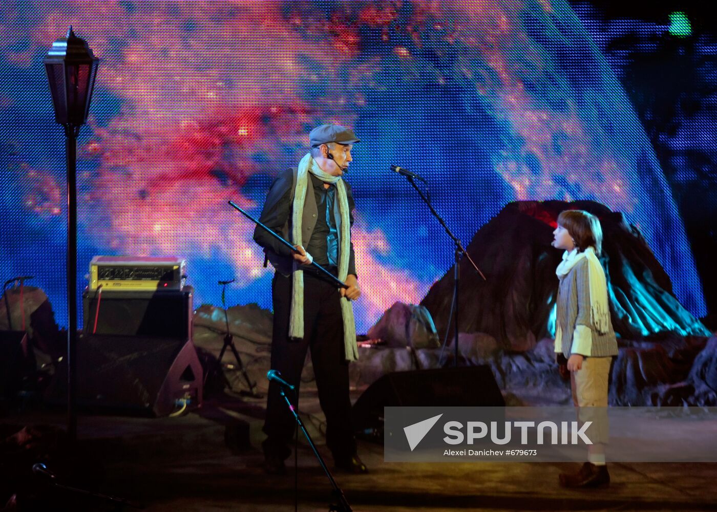 Sergei Garmash in scene from play The Little Prince