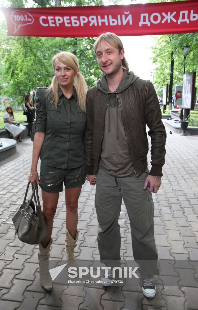 Yevgeny Plushchenko and Yana Rudkovskaya