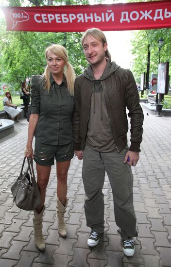 Yevgeny Plushchenko and Yana Rudkovskaya