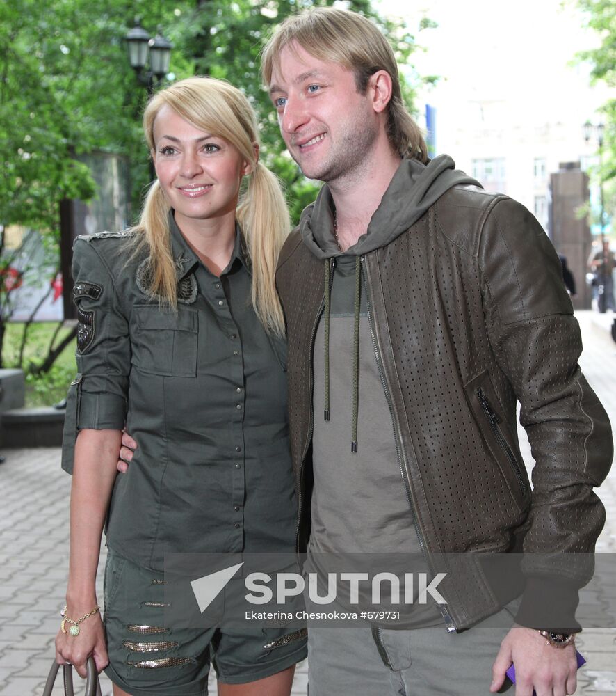 Yevgeny Plushchenko and Yana Rudkovskaya