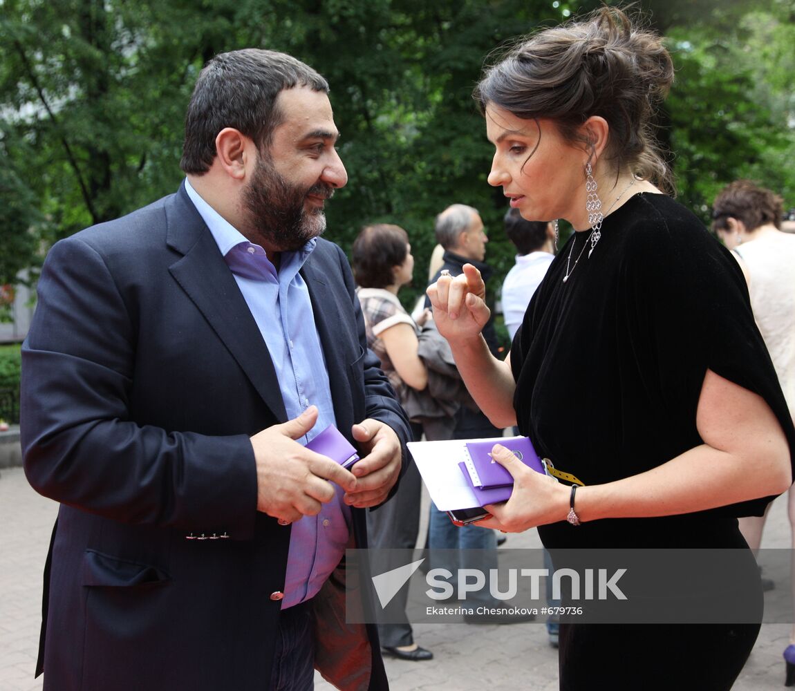 Ruben Vardanyan and Natalya Sindeyeva