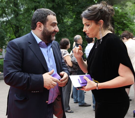 Ruben Vardanyan and Natalya Sindeyeva