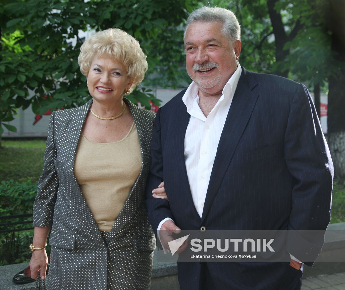 Lyudmila Narusova and Yuly Gusman