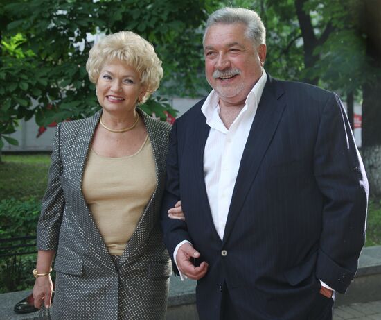 Lyudmila Narusova and Yuly Gusman