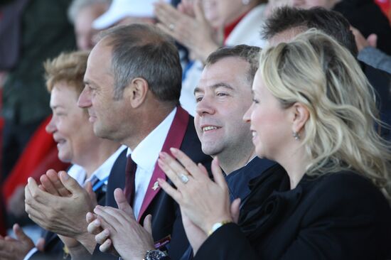 Dmitry Medvedev attends 1st President's Cup Regatta final races