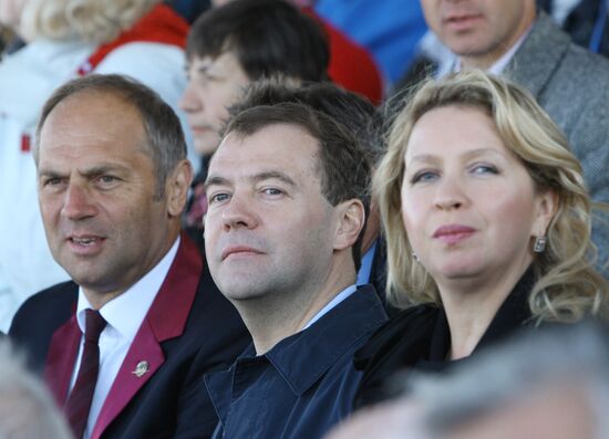 Dmitry Medvedev attends 1st President's Cup Regatta final races
