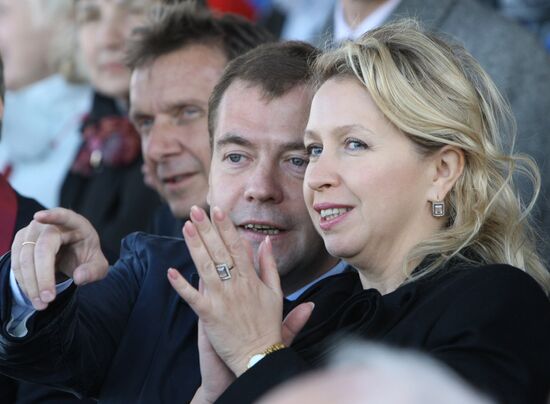 Dmitry Medvedev attends 1st President's Cup Regatta final races