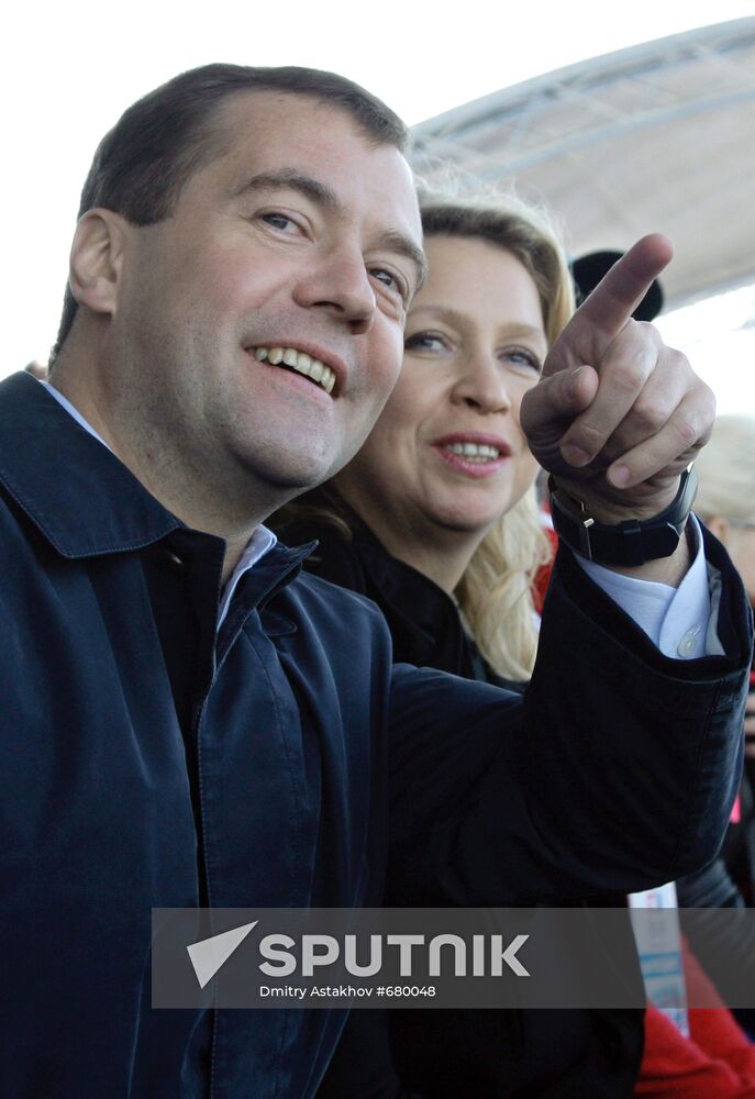 Dmitry Medvedev attends 1st President's Cup Regatta final races