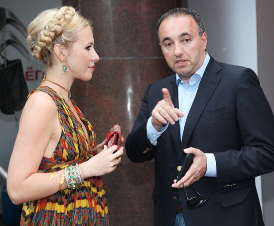 Ksenia Sobchak and Alexander Rodnyansky