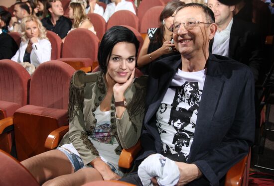 Anastasia Slanevskaya with husband Anatoly Danilitsky