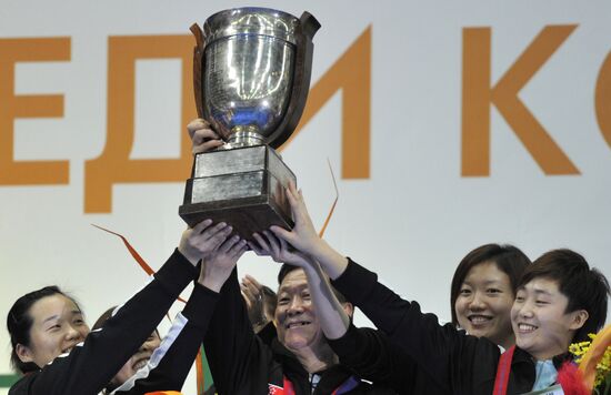 Singapore's female team becomes world ping-pong champion