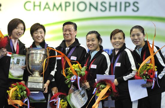 Singapore's female team becomes world ping-pong champion