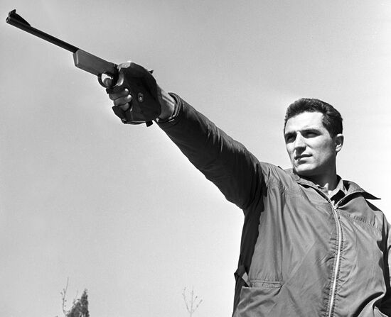 Albert Udachin, member of Olympic team (shooting)