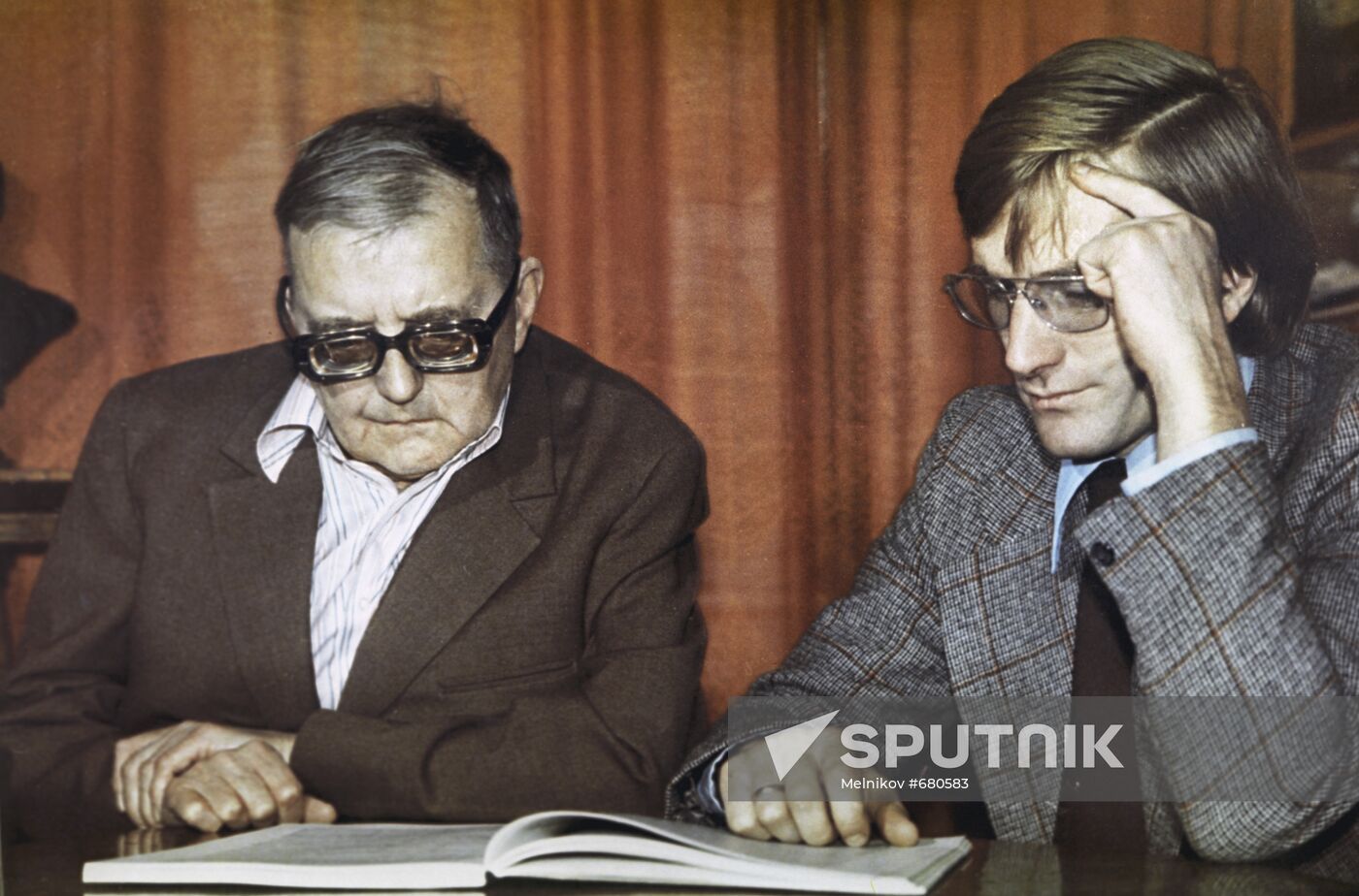 Dmitry Shostakovich with son Maxim