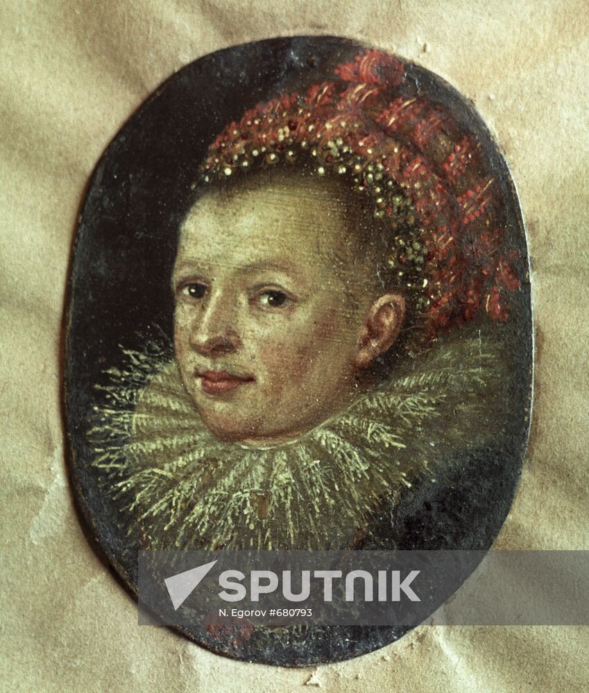 Portrait of Johannes Kepler's wife