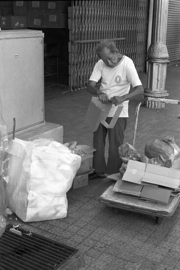 Pensioner in Singapore