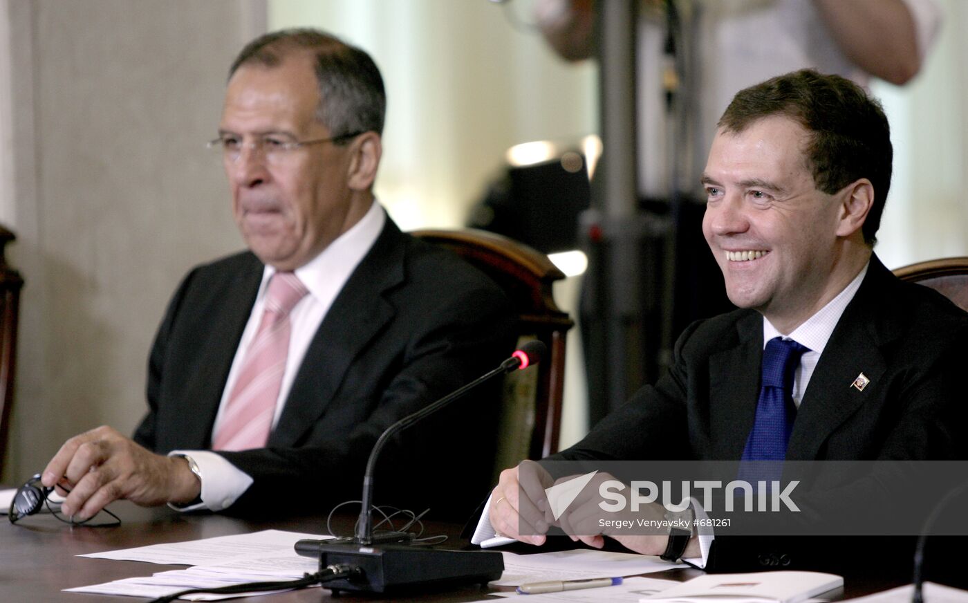 Dmitry Medvedev takes part in Russia-EU summit