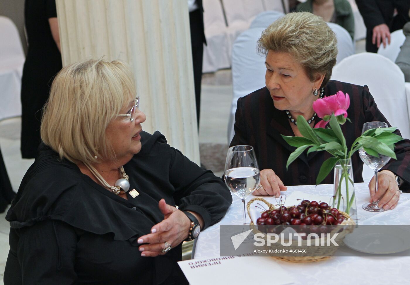 Galina Volchek and Naina Yeltsina