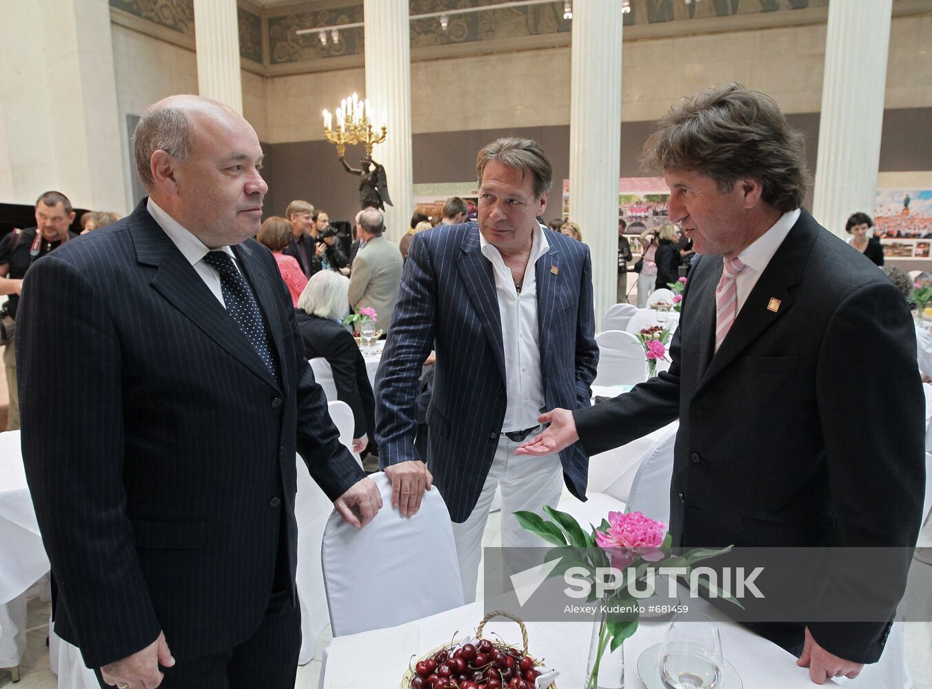 Mikhail Shvydkoy, Igor Yankovsky and Leonid Yarmolnik