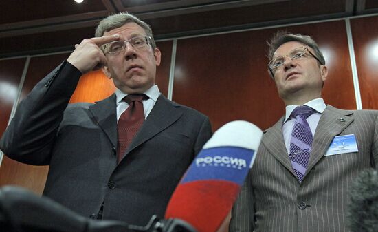 German Gref and Alexei Kudrin