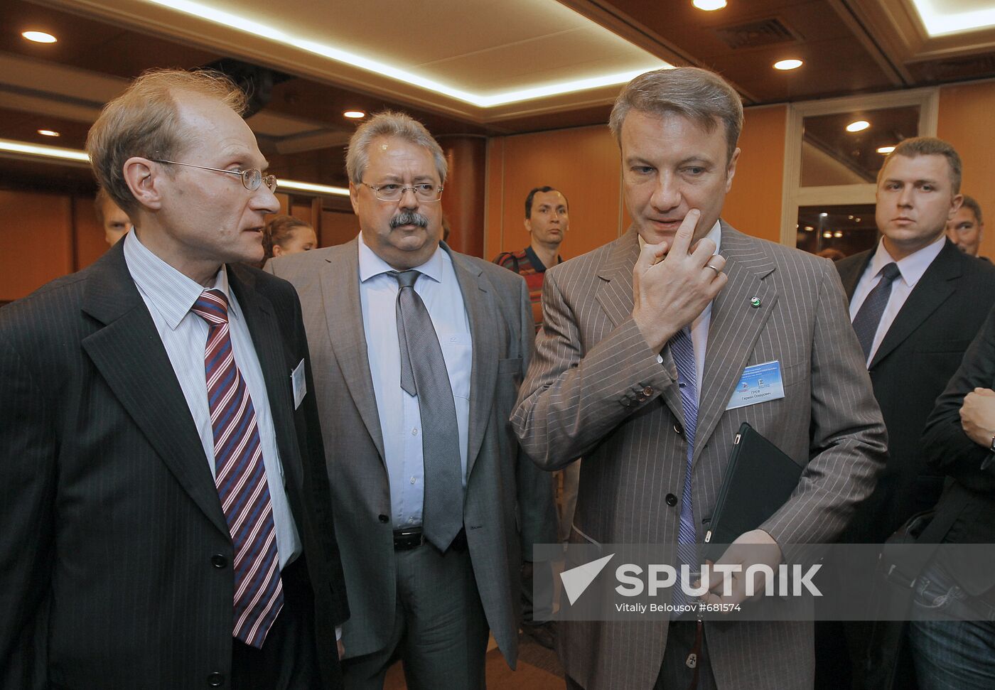 Mikhail Dmitriyev and German Gref